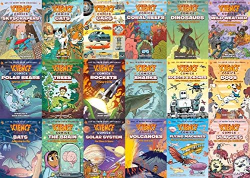 Science Comics Boxed Set: Coral Reefs, Sharks, and Whales: Wicks